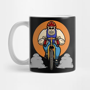 Bike on sunset Mug